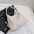 Fashionable and Minimalist Retro Shoulder Bag, Handbag, Casual Commuting Trend, Large Capacity Tote Bag-zmt