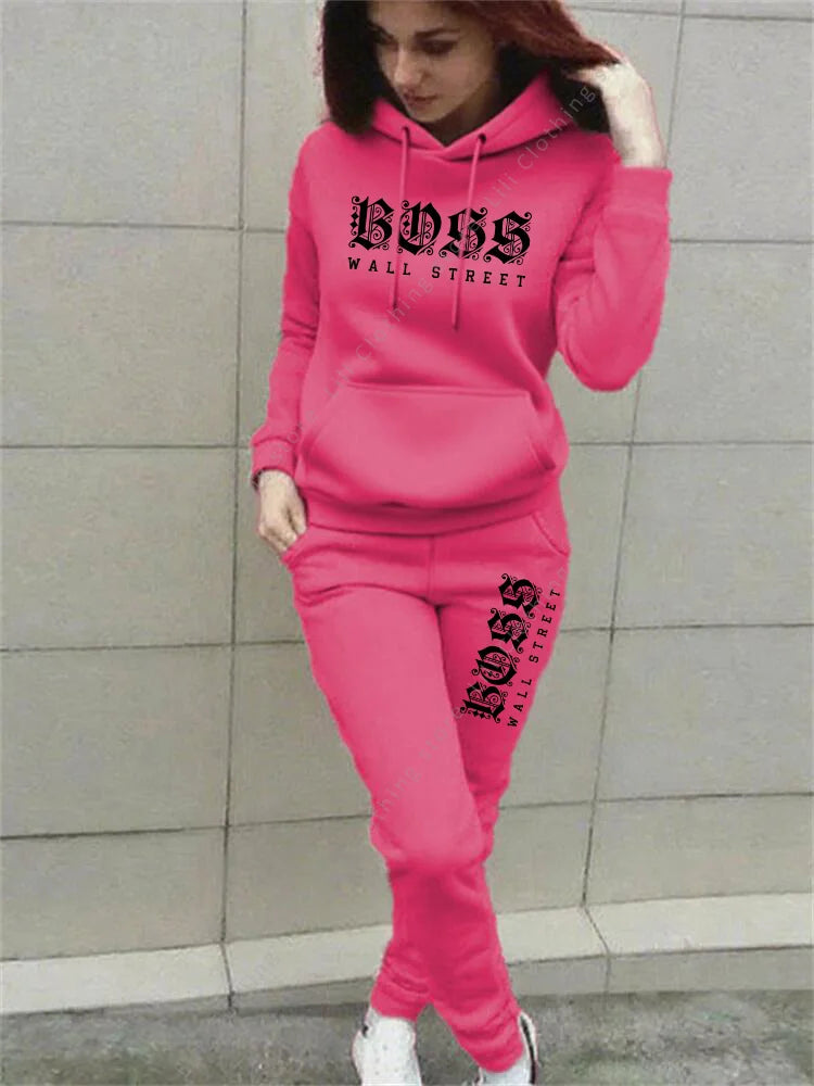 Pants Sets Womens Clothing Hoodie Suit High quality Sweatshirt Sweatpant 2 Piece Autumn Winter Designer Luxury Woman Tracksuit