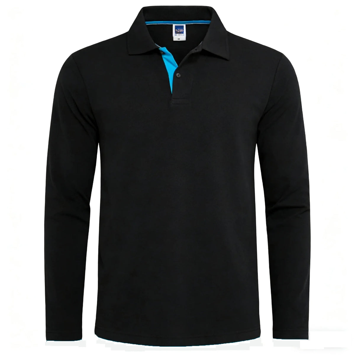 95% Cotton Long Sleeve T Shirts Men Casual Brand Homme Clothing Hombre Tee Tops Fashion Tshirt Black White Polo T-Shirts For Men