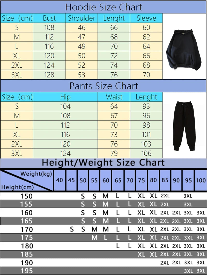 2025 New Trend Women's Sweatshirt&sweatpants 2pcs Set Urban Casual Fashion Hooded Tracksuit Autumn Winter Hoodie Jogging Outfits