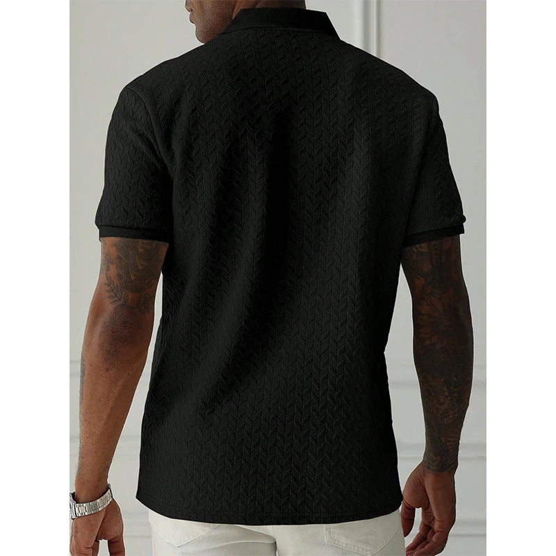 Mens Polo Shirt Summer Short Sleeve Male Polos Streetwear Man Tops Solid Color Poloshirt Brand Breathable Male Polo Shirts Men