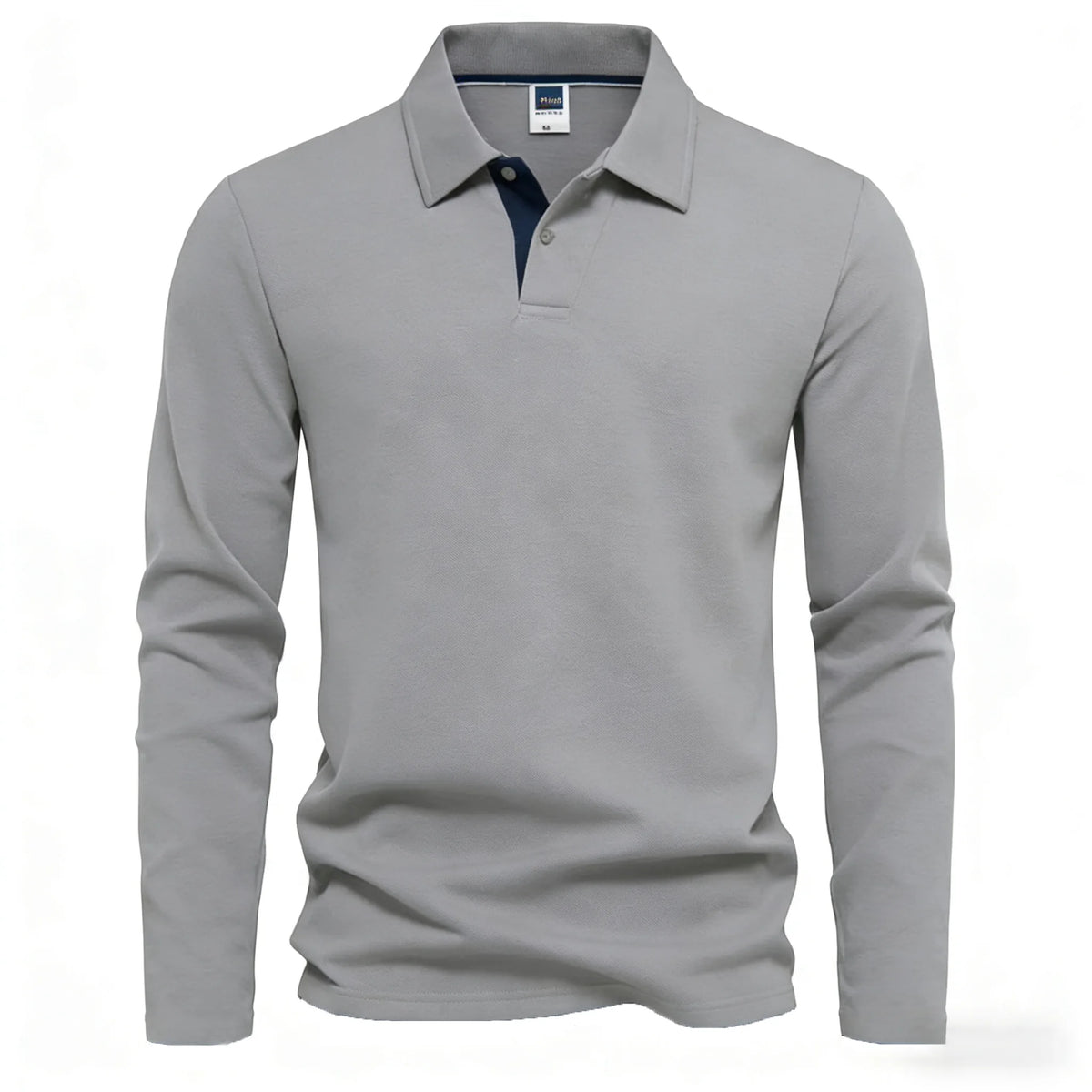 95% Cotton Long Sleeve T Shirts Men Casual Brand Homme Clothing Hombre Tee Tops Fashion Tshirt Black White Polo T-Shirts For Men