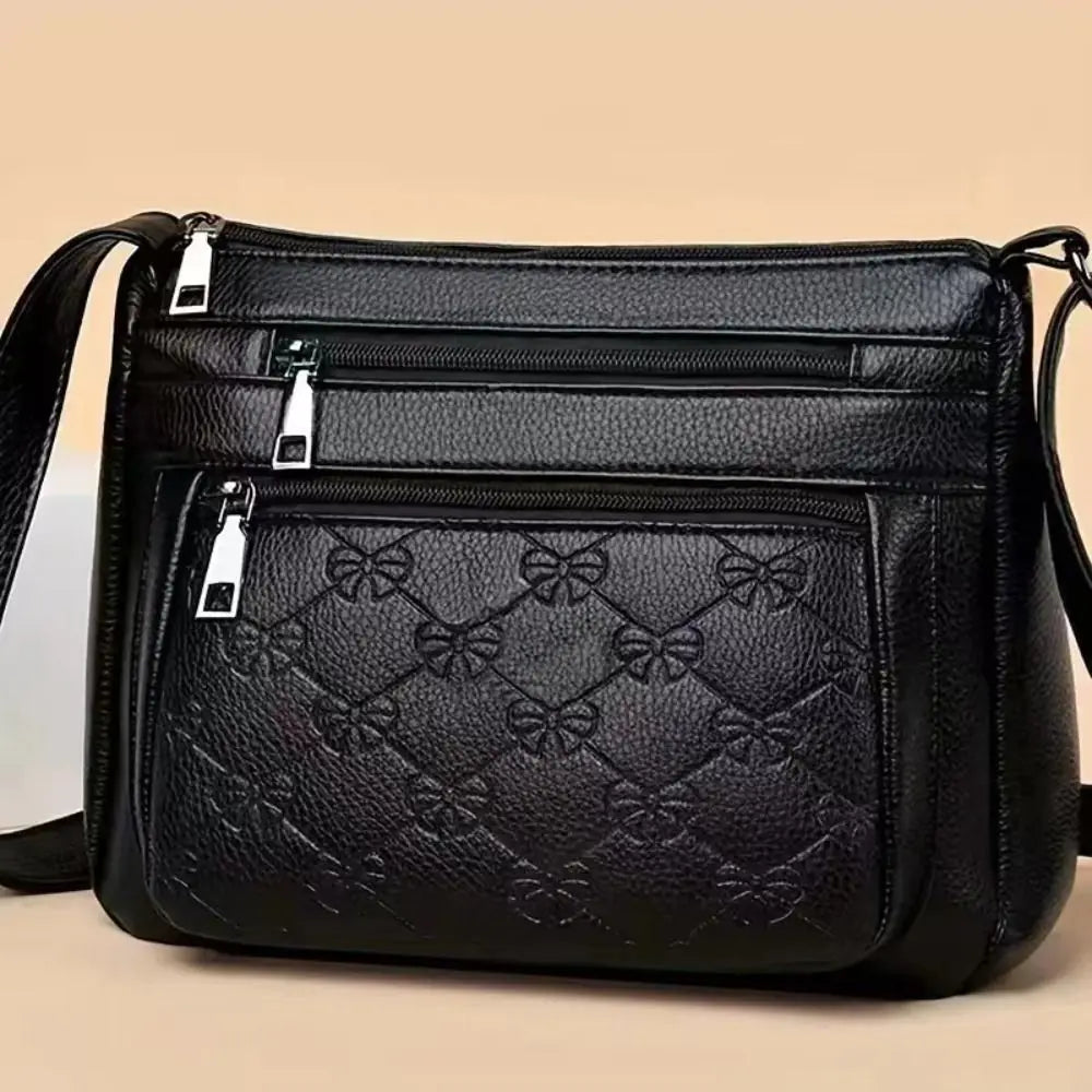 Women's Bag Middle-aged Bag Mother's Bag Fashion Multi-layer Large Capacity Single Shoulder Mother-in-law Buy Vegetable Bag