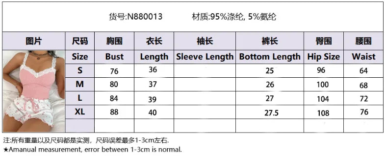 2026 women's sexy lace lace camisole vest shorts sleepwear women's slim fit two-piece home outfit new product pink coffee blue