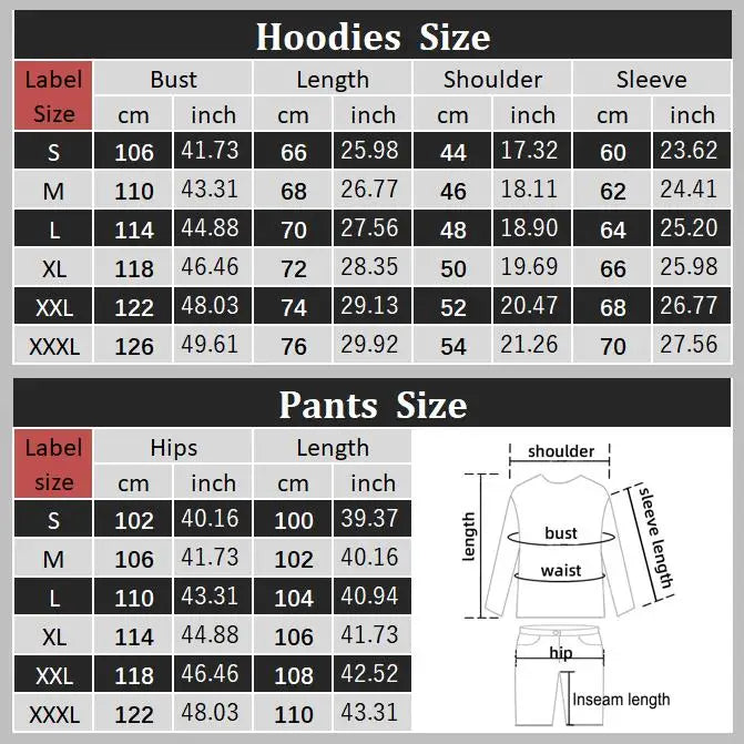 Pants Sets Womens Clothing Hoodie Suit High quality Sweatshirt Sweatpant 2 Piece Autumn Winter Designer Luxury Woman Tracksuit